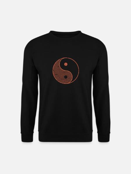 Yin and Yang Harmony Energy - Unisex Sweatshirt - black