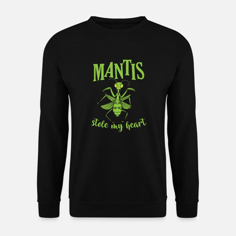 Mantis stole my Heart - Unisex Pullover - Schwarz