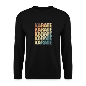 Entraînement de karaté Arts martiaux - Sweat-shirt Unisexe - noir - Devant - Alina (178cm) & Michal (187cm)