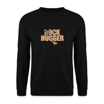 Rock Hugger Bouldern - Unisex Pullover - Schwarz - Vorne - Alina (178cm) & Michal (187cm)