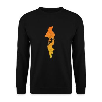 Bloc d’étranglement - Sweat-shirt Unisexe - noir - Devant - Alina (178cm) & Michal (187cm)