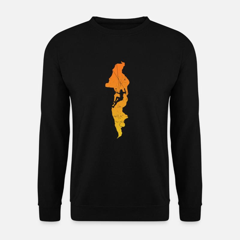 Engpass Bouldern - Unisex Pullover - Schwarz
