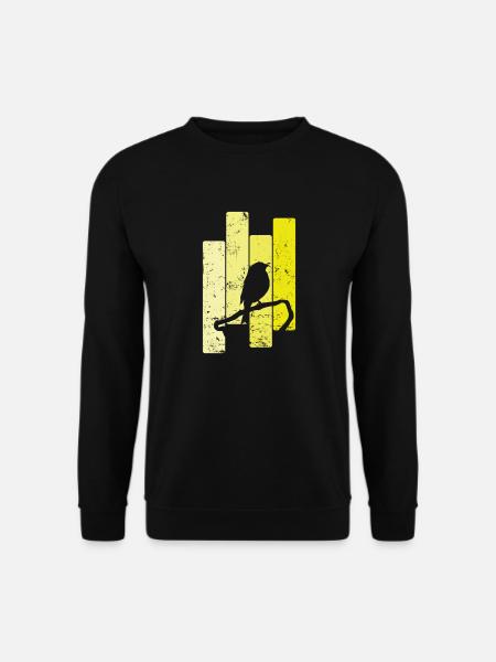 Canary in the shade - Unisex Sweatshirt - black