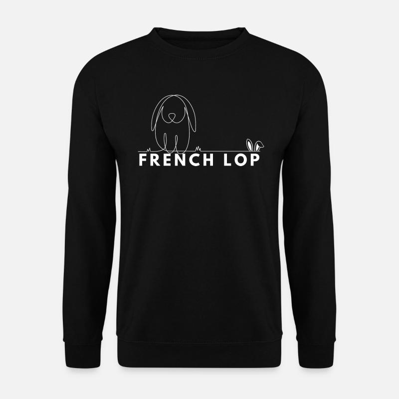 French lop - Unisex Sweatshirt - black