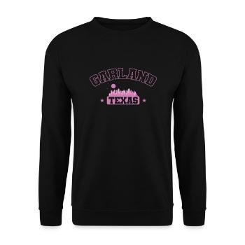 Garland, Texas, USA City - Unisex Sweatshirt - black - Front - Alina (178cm) & Michal (187cm)