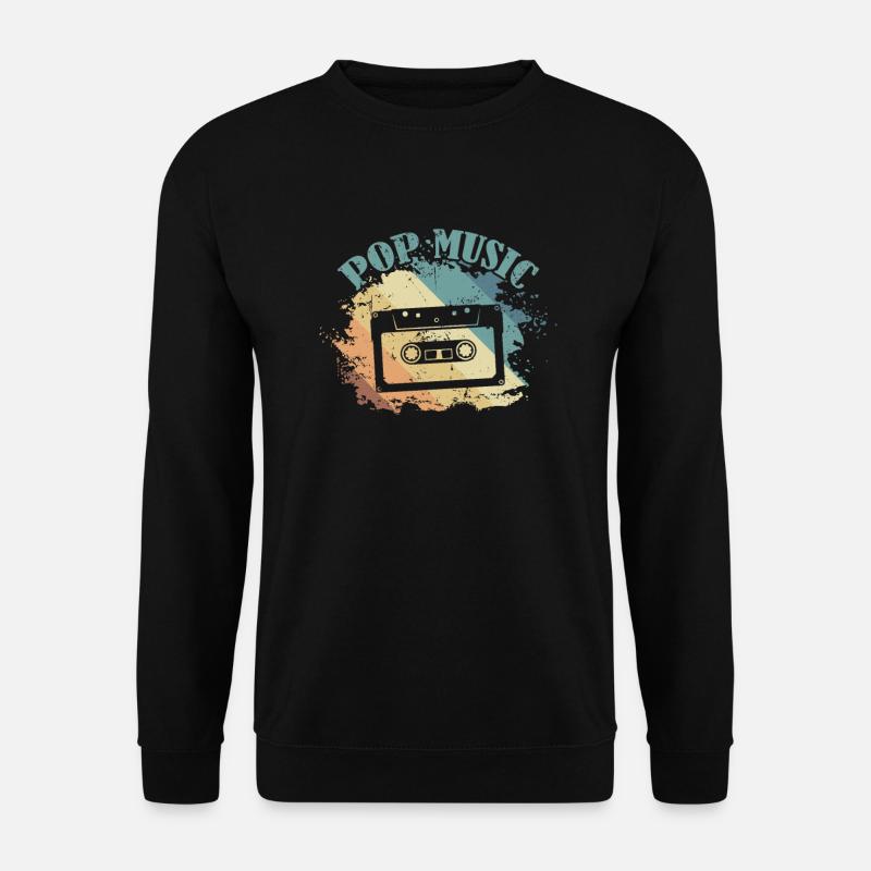 Pop Music R'n'B Cassette - Unisex Sweatshirt - black
