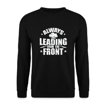 Toujours à la tête - Sweat-shirt Unisexe - noir - Devant - Alina (178cm) & Michal (187cm)