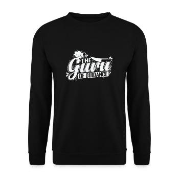 The Guru of Guidance - Unisex Sweatshirt - black - Front - Alina (178cm) & Michal (187cm)