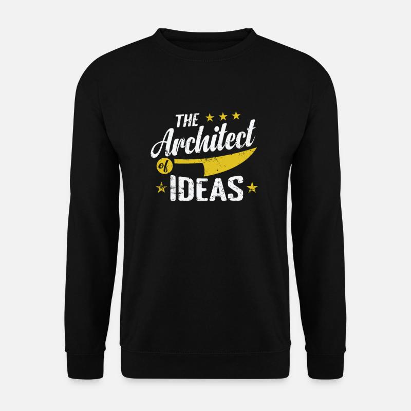 The Architect of Ideas - Unisex Sweatshirt - black