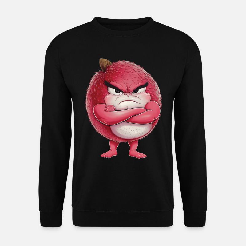 Litschi - Unisex Pullover - Schwarz