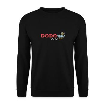 Dodo Love Animal - Unisex Sweatshirt - black - Front - Alina (178cm) & Michal (187cm)