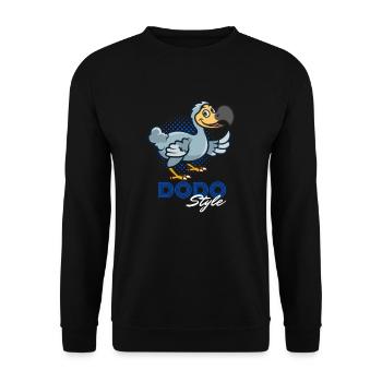 Dodo Style - Unisex Pullover - Schwarz - Vorne - Alina (178cm) & Michal (187cm)
