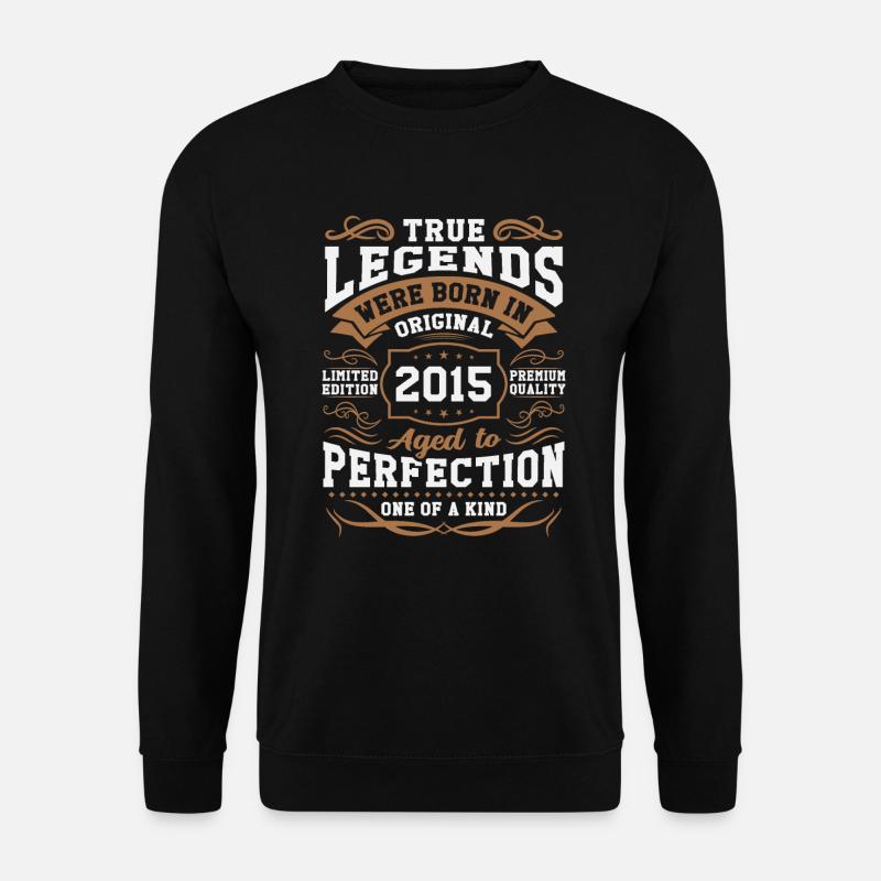 Legenden Geboren 2015 - Unisex Pullover - Schwarz