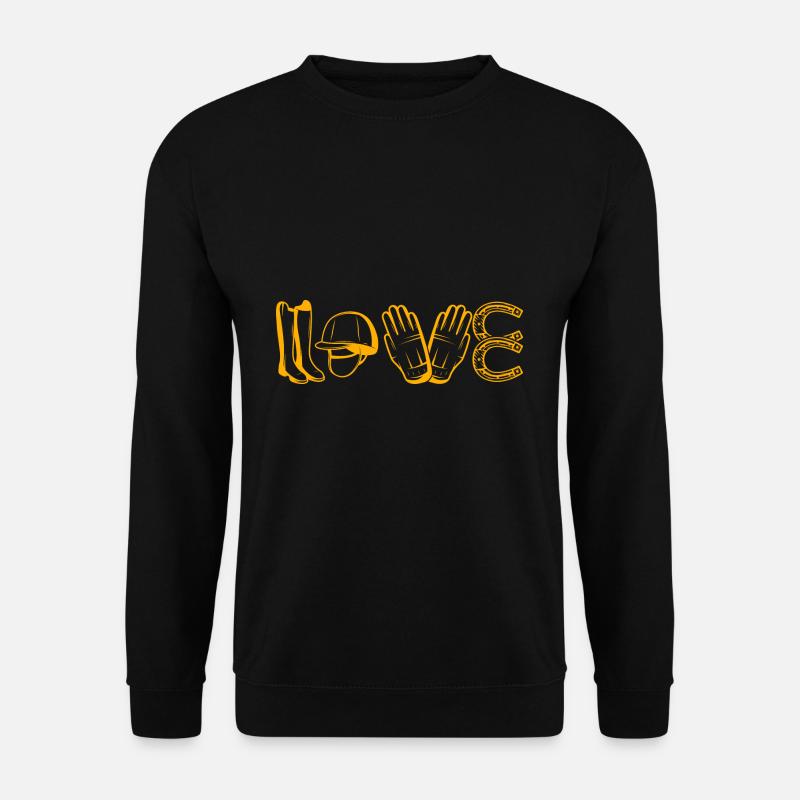 Pferd - Unisex Pullover - Schwarz