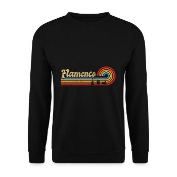 Flamenco - Unisex Pullover - Schwarz - Vorne - Alina (178cm) & Michal (187cm)