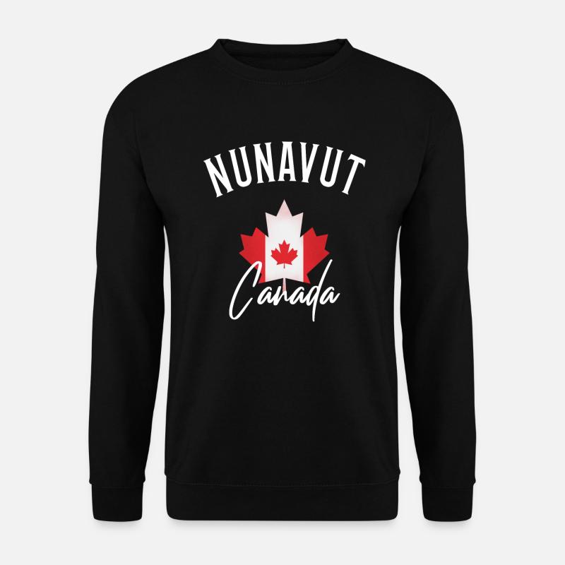 Nunavut Canada - Unisex Pullover - Schwarz
