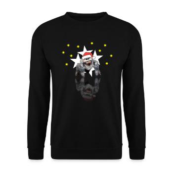 Araignée de Noël araignée araignée - Sweat-shirt Unisexe - noir - Devant - Alina (178cm) & Michal (187cm)