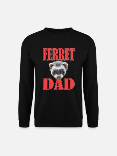 Furet Papa - Sweat-shirt Unisexe - noir