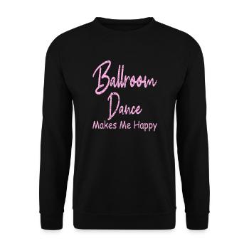 Ballroom Dance - Unisex Sweatshirt - black - Front - Alina (178cm) & Michal (187cm)