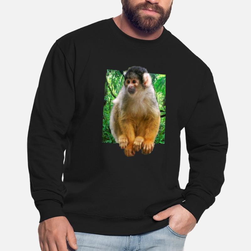 Skull monkey squirrel monkey Unisex Sweatshirt