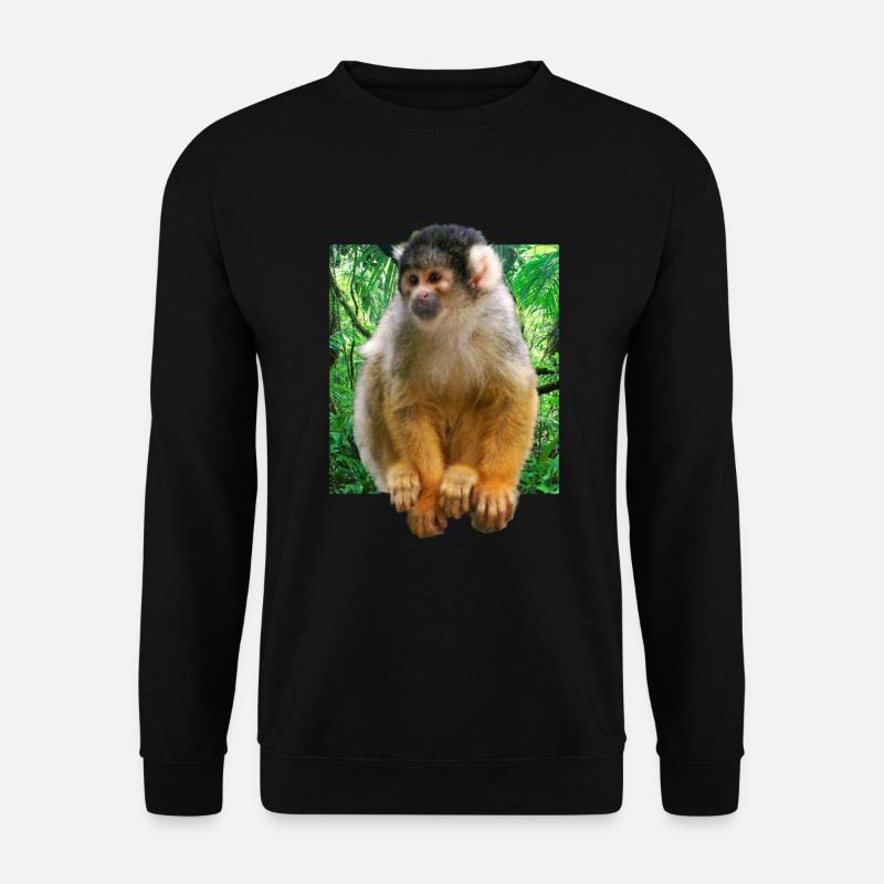 Skull monkey squirrel monkey - Unisex Sweatshirt - black