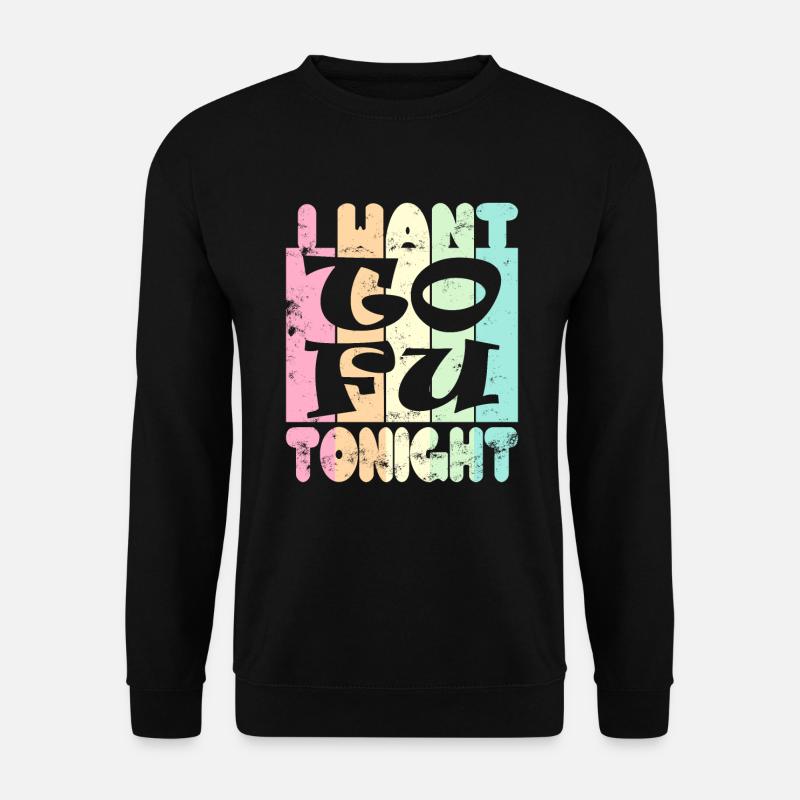 Ich will Tofu heute Nacht - Unisex Pullover - Schwarz