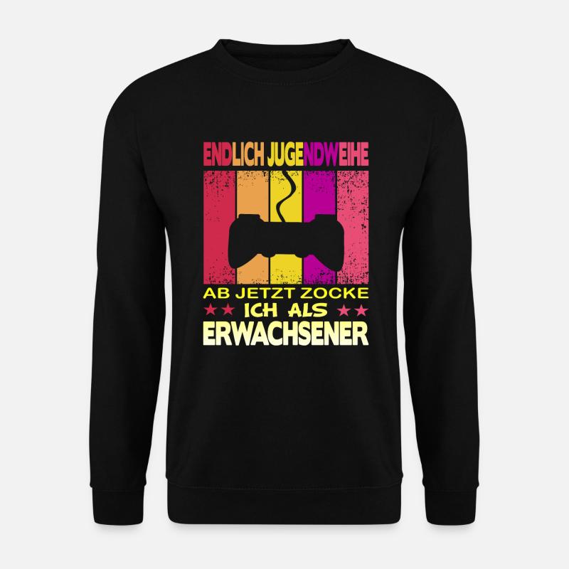 Jugendweihe Gamer - Unisex Pullover - Schwarz