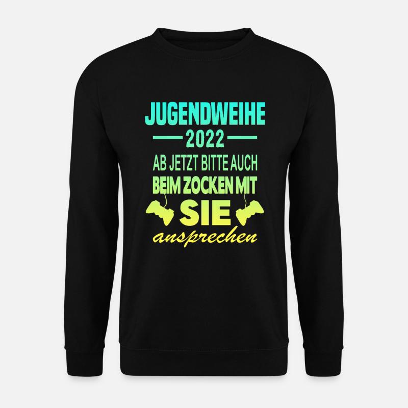 Jugendweihe 2022 Gamer - Unisex Pullover - Schwarz