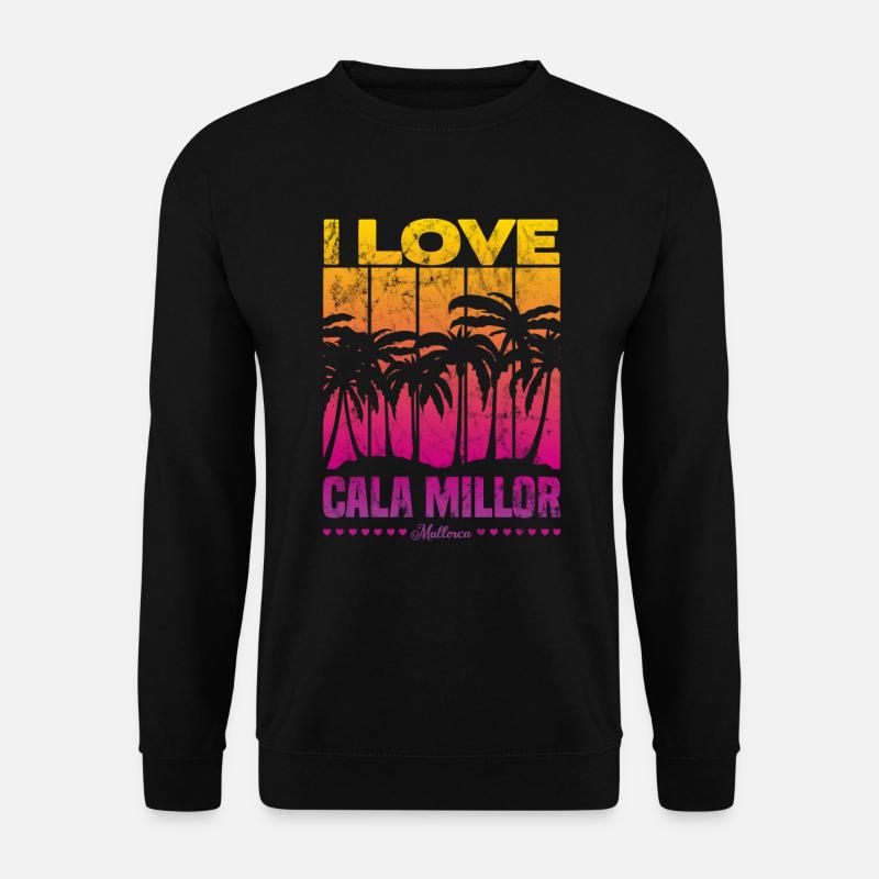 I Love Cala Millor - Unisex Sweatshirt - black