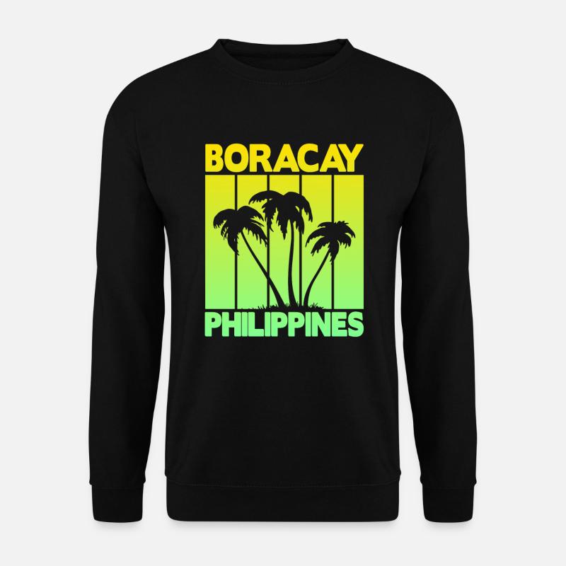 Boracay Philippines - Unisex Sweatshirt - black