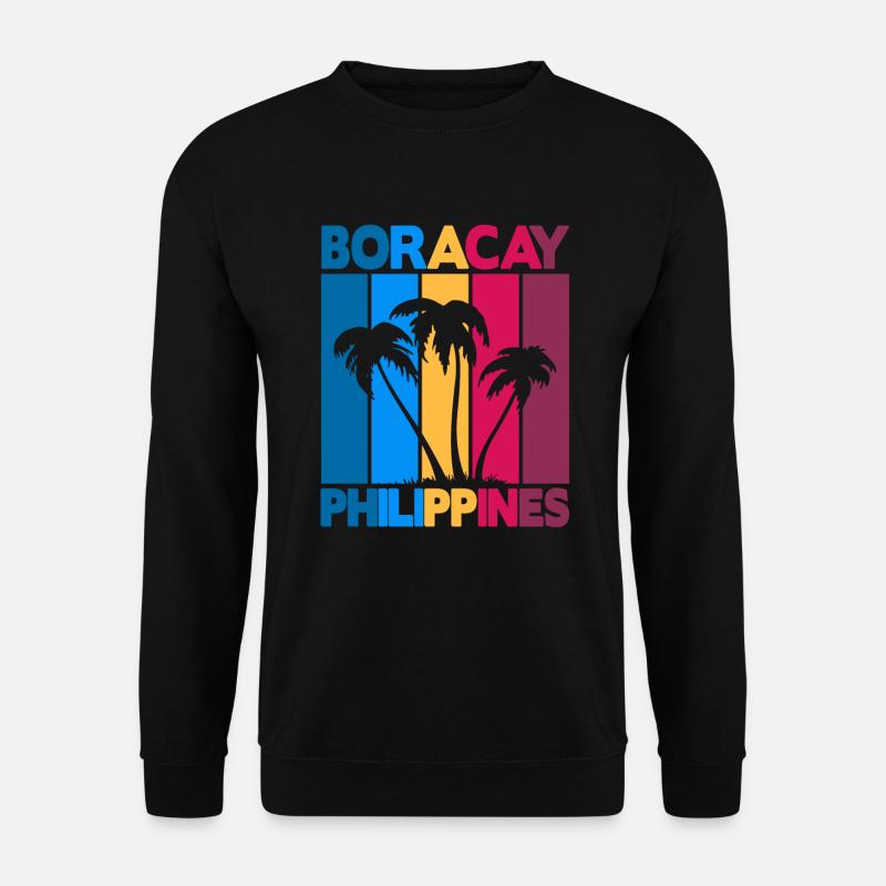 Boracay Philippines - Unisex Sweatshirt - black