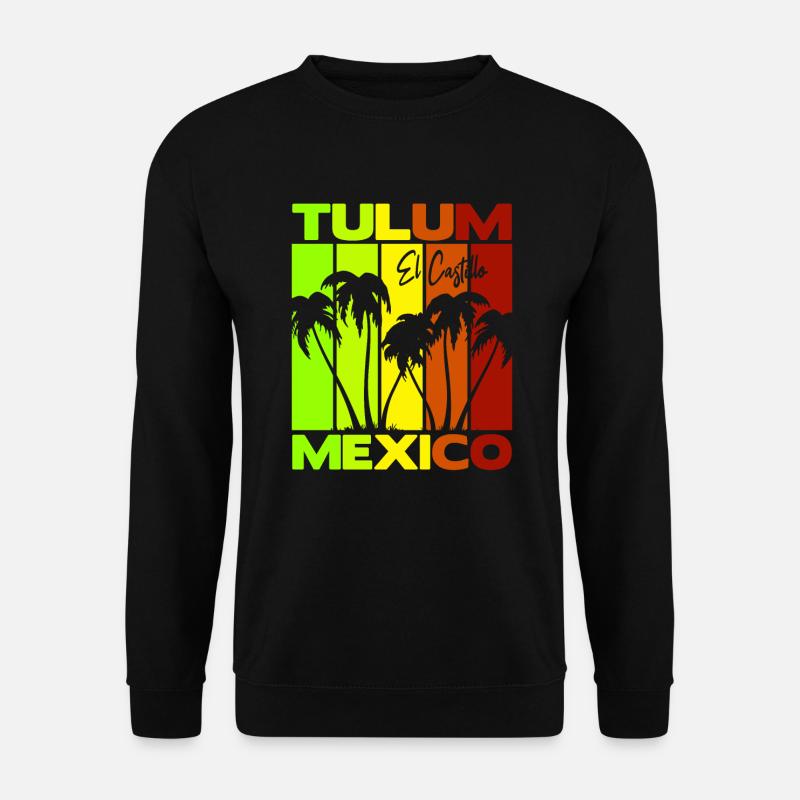 Tulum El Castillo Mexico - Unisex Sweatshirt - black