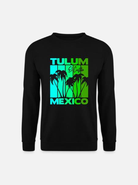 Tulum El Castillo Mexico - Unisex Sweatshirt - black