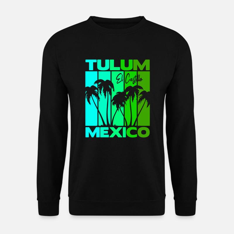 Tulum El Castillo Mexico - Unisex Sweatshirt - black