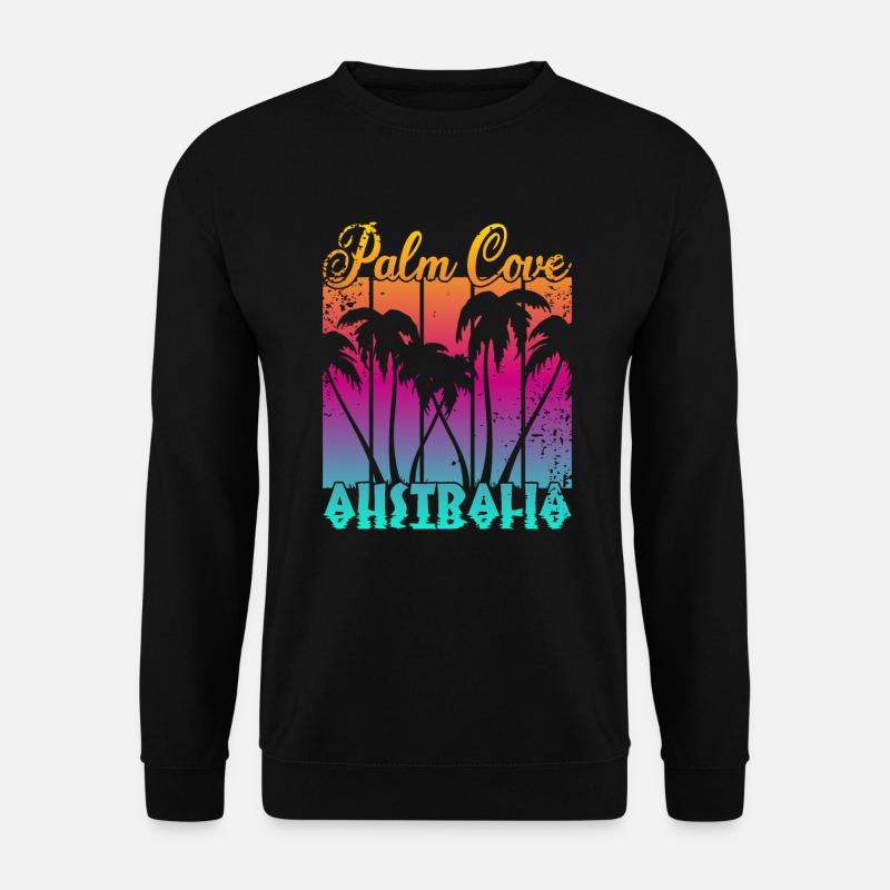 Palm Cove Australia - Unisex Pullover - Schwarz