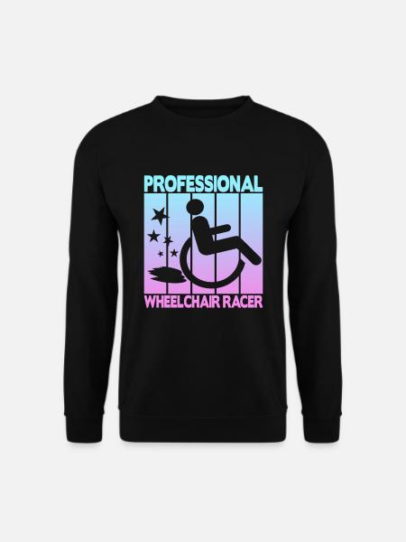 Professional Wheelchair Racer - Unisex Sweatshirt - black