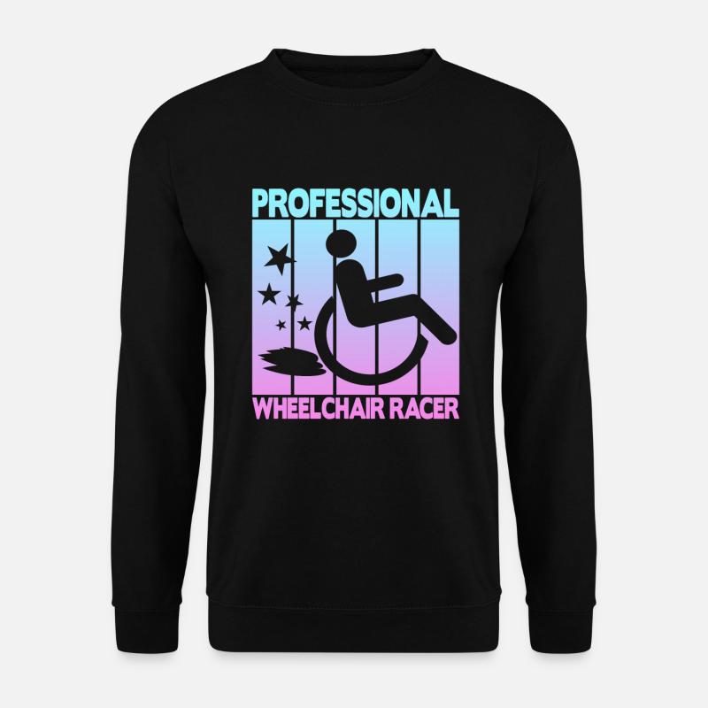 Professional Wheelchair Racer - Unisex Pullover - Schwarz