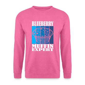 Blueberry Muffin Expert - Unisex Pullover - Pink - Vorne