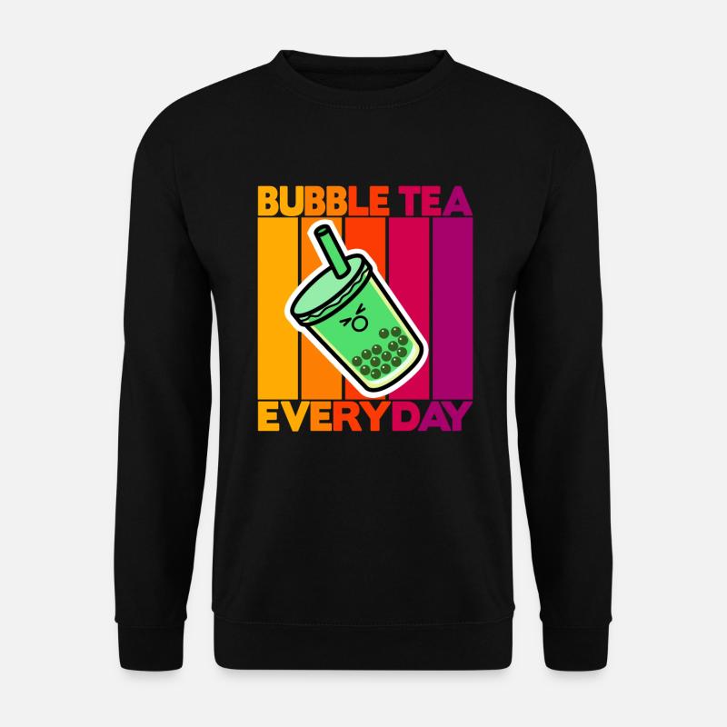 Bubble Tea Everyday - Unisex Pullover - Schwarz