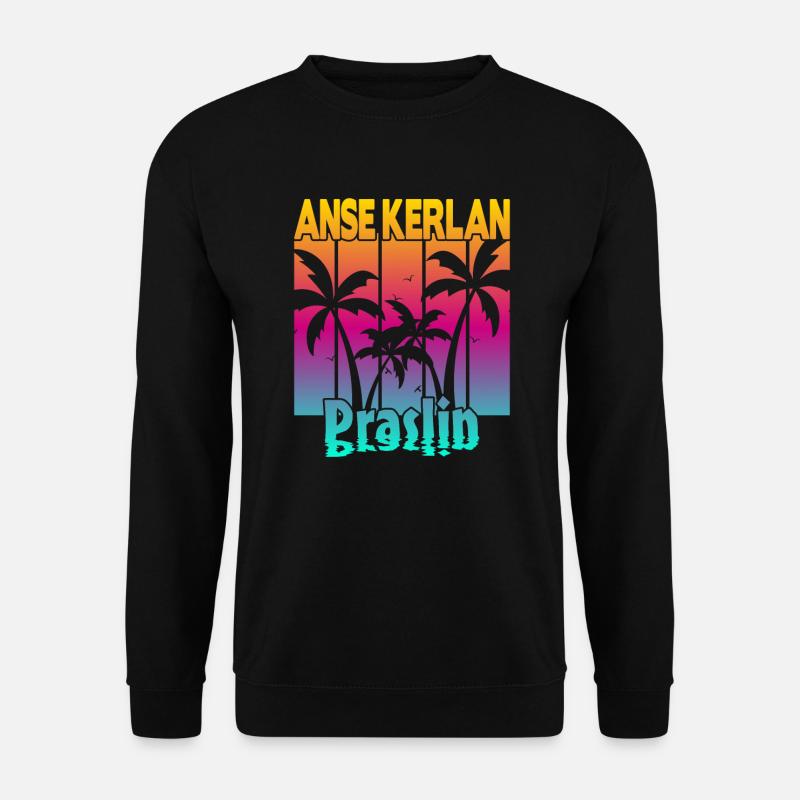Anse Kerlan Praslin - Sweat-shirt Unisexe - noir