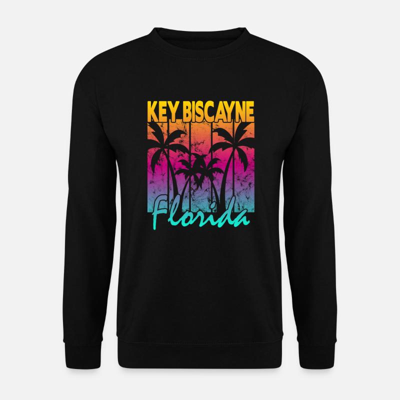 Key Biscayne Florida - Unisex Pullover - Schwarz