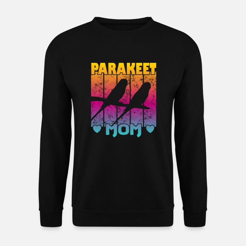 Parakeet Mom - Unisex Pullover - Schwarz