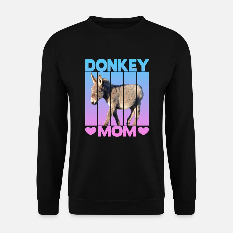 Esel Mama - Unisex Pullover - Schwarz