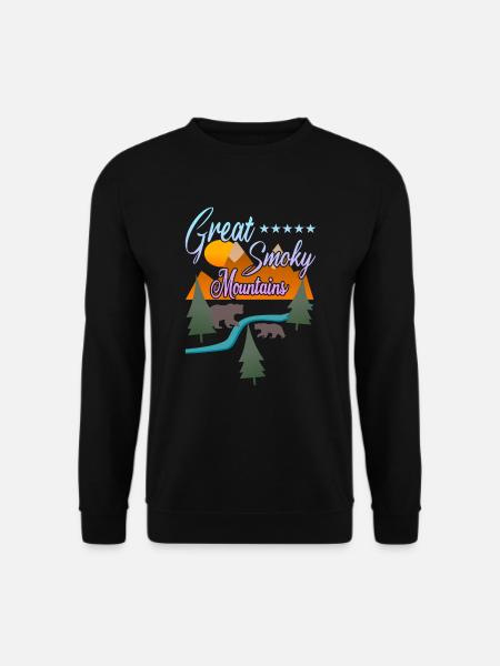 Great Smoky Mountains Bären - Unisex Pullover - Schwarz