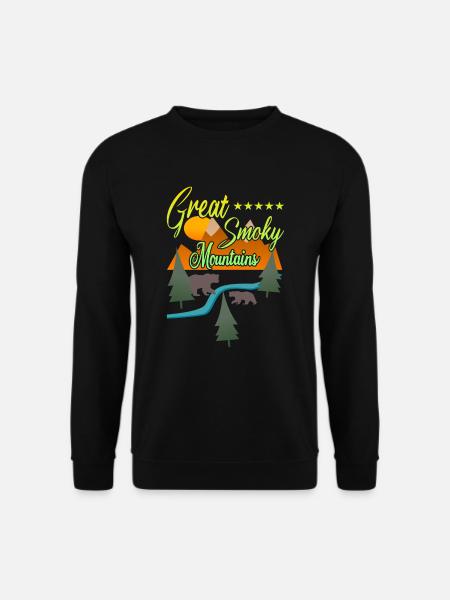 Ours des Great Smoky Mountains - Sweat-shirt Unisexe - noir