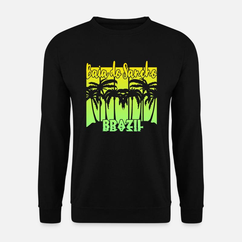 Baia do Sancho - Brésil - Sweat-shirt Unisexe - noir