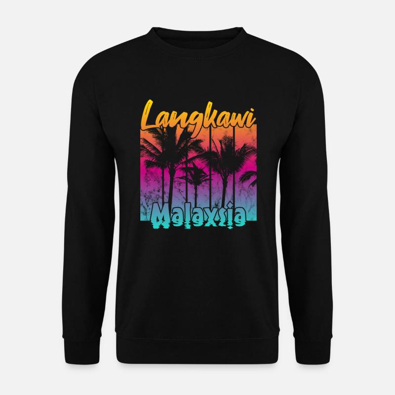 Langkawi Malaysia - Unisex Pullover - Schwarz
