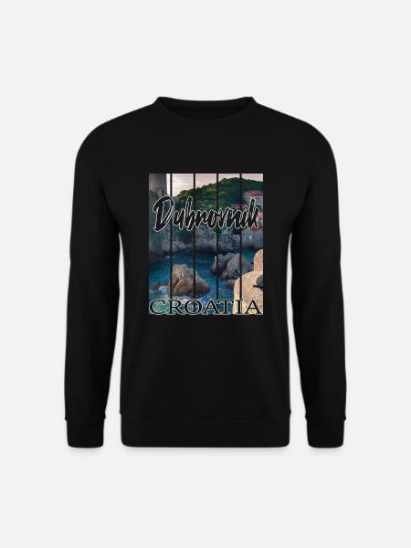 Dubrovnik Croatia - Unisex Sweatshirt - black