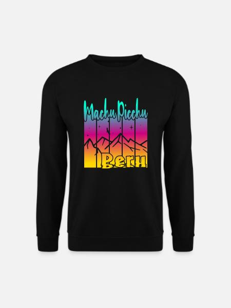 Machu Picchu Pérou - Sweat-shirt Unisexe - noir