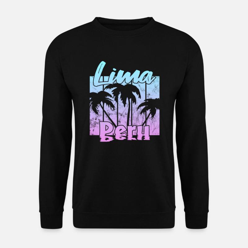 Lima Peru - Unisex Pullover - Schwarz